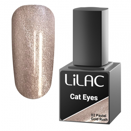 UNGHII - oja semipermanenta Lilac Cat Eyes 10 g 02 Pastel Gold Rush