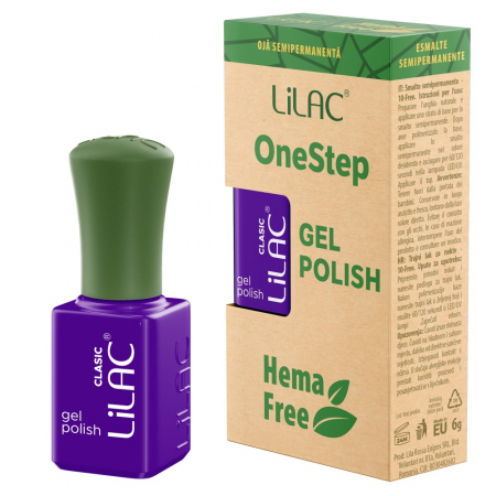 UNGHII - Oja semipermanenta Lilac OneStep Hema Free Basic 007