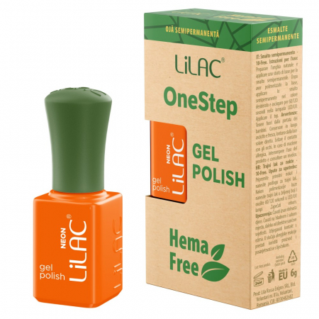 UNGHII - Oja semipermanenta Lilac OneStep Hema Free Neon 041