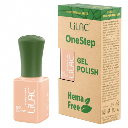 UNGHII - Oja semipermanenta Lilac OneStep Hema Free Nude 019
