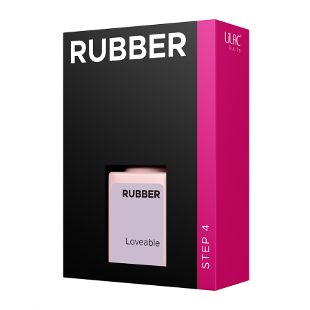 Oja semipermanenta Lilac Rubber Loveable [2]