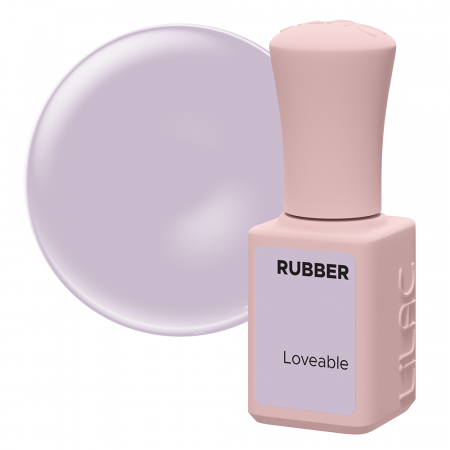 Oja semipermanenta Lilac Rubber Loveable [3]