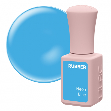 Oja semipermanenta Lilac Rubber Neon Blue [0]