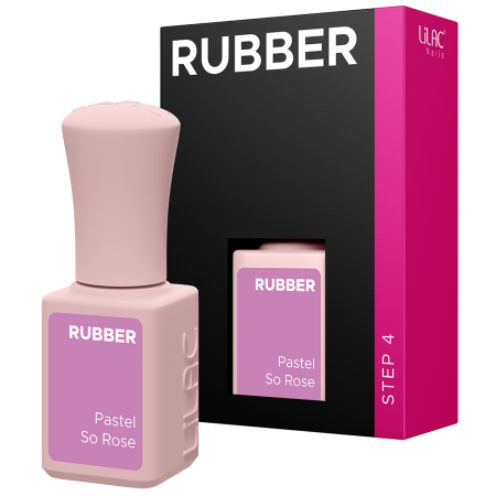 Oja semipermanenta Lilac Rubber Pastel So Rose [1]