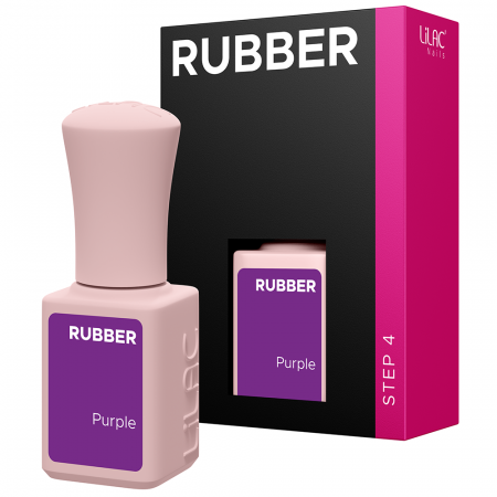 Oja semipermanenta Lilac Rubber Purple [2]