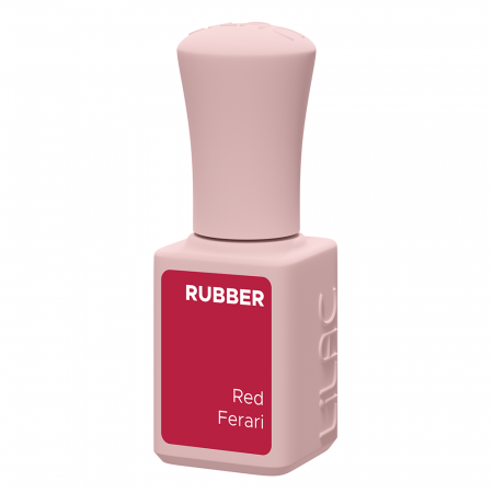 UNGHII - Oja semipermanenta Lilac Rubber Red Ferari