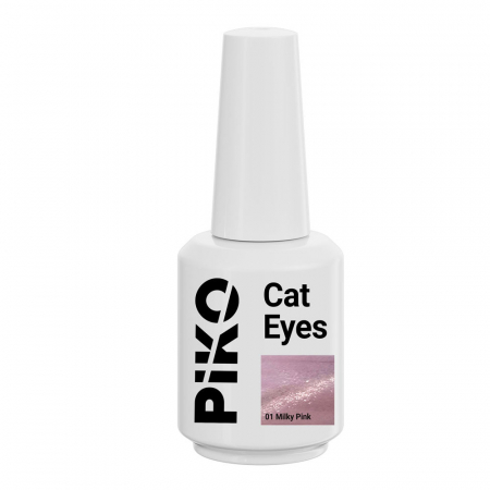 oja semipermanenta Piko Cat Eyes 15 g 01 Milky Pink [1]