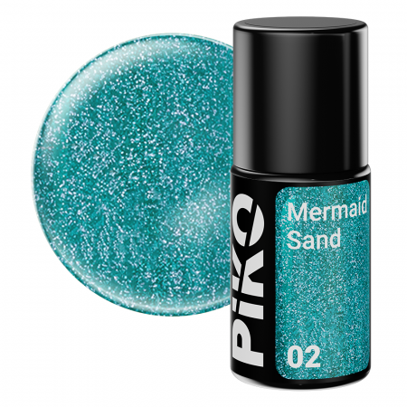 UNGHII - Oja semipermanenta Piko, Mermaid Sand, 7 g, 02, Dark Aquamarine