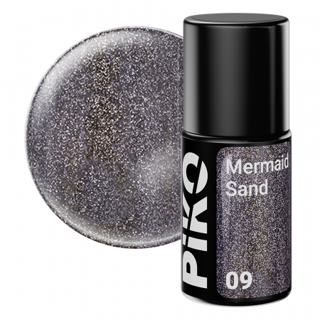UNGHII - Oja semipermanenta Piko, Mermaid Sand, 7 g, 09, Black Glimmer