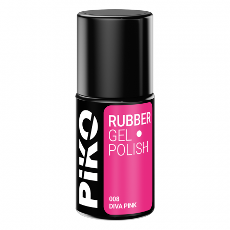Oja semipermanenta Piko, Rubber, 7ml, 008 Pink [1]