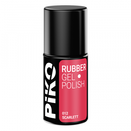 Oja semipermanenta Piko, Rubber, 7ml, 012 Scarlett [1]