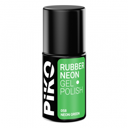 Oja semipermanenta Piko Rubber Neon Green 7 g [1]