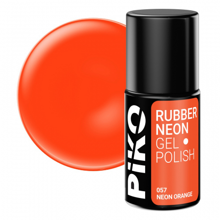 Oja semipermanenta Piko Rubber Neon Orange 7 g [0]