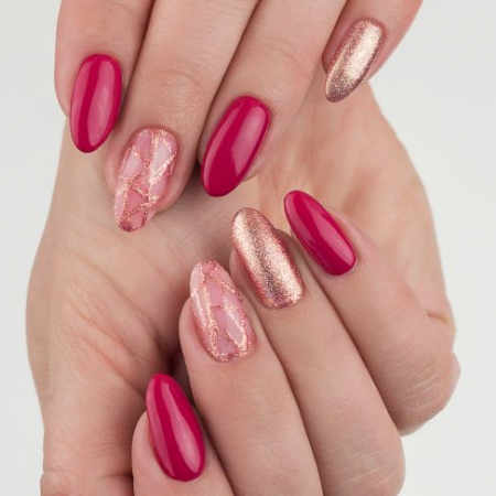 Oja semipermanenta Semilac 066 Glossy Cranberry 7 ml [1]