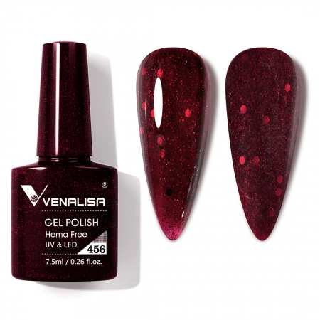 UNGHII - Oja semipermanenta Venalisa, hema-free, 7.3 ml 456