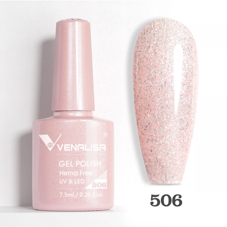 Unghii tehnice - oja semipermanenta Venalisa VIP5 Hema-Free 7.5 ml 506