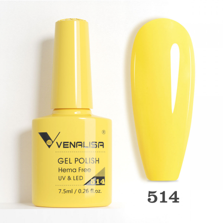 UNGHII - oja semipermanenta Venalisa VIP5 Hema-Free 7.5 ml 514