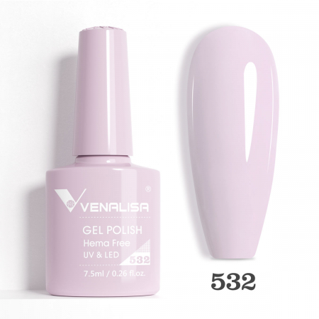 UNGHII - oja semipermanenta Venalisa VIP5 Hema-Free 7.5 ml 532