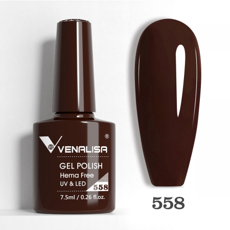 UNGHII - oja semipermanenta Venalisa VIP5 Hema-Free 7.5 ml 558