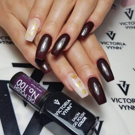 Oja semipermanenta Victoria Vynn Gel Polish 100 Smoky Plum 8 ml [3]