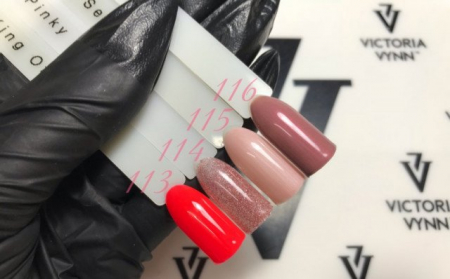 Oja semipermanenta Victoria Vynn Gel Polish 114 Pinky Glitter 8 ml [2]