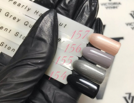 Oja semipermanenta Victoria Vynn Gel Polish 156 Grey Quicksilver 8 ml [2]