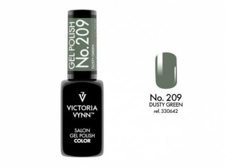 Oja semipermanenta - Oja semipermanenta Victoria Vynn Gel Polish 209 Dusty Green 8 ml