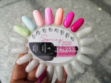 Oja semipermanenta Victoria Vynn Gel Polish 254 Fabulous Fuchsia 8 ml [1]