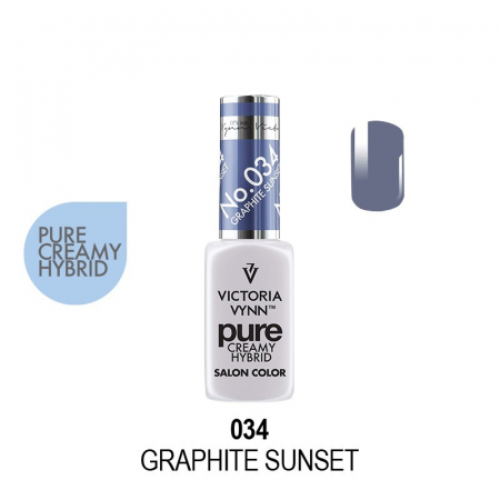 Oja semipermanenta - Oja semipermanenta Victoria Vynn Pure Creamy 034 Graphite Sunset 8 ml