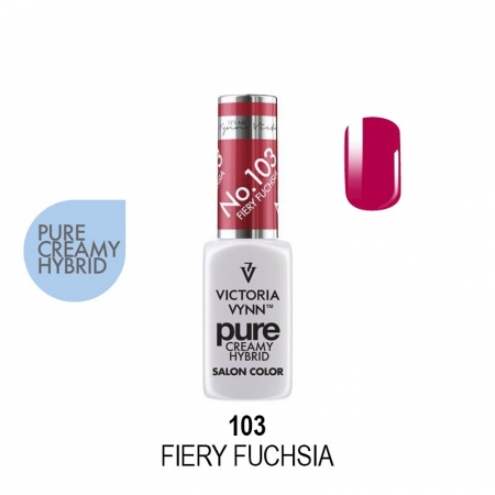 Oja semipermanenta - Oja semipermanenta Victoria Vynn Pure Creamy 103 Fiery Fuchsia 8 ml