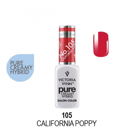 Oja semipermanenta - Oja semipermanenta Victoria Vynn Pure Creamy 105 California Poppy 8 ml