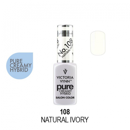 Oja semipermanenta - Oja semipermanenta Victoria Vynn Pure Creamy 108 Natural Ivory 8 ml