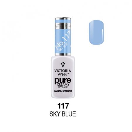 Oja semipermanenta - Oja semipermanenta Victoria Vynn Pure Creamy 117 Sky Blue 8 ml