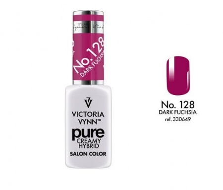 Oja semipermanenta - Oja semipermanenta Victoria Vynn Pure Creamy 128 Dark Fuchsia 8 ml