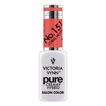 Oja semipermanenta - Oja semipermanenta Victoria Vynn Pure Creamy 151 Coral Neon 8 ml