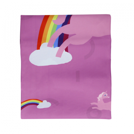 Olivia Garden Pelerina colorata de frizerie pentru copii - Unicorn Pink [2]