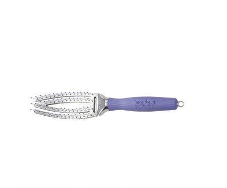 SALOANE - Olivia Garden Finger Small Lila Perie profesionala curbata cu ventilatie
