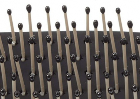 Olivia Garden Perie pentru par cu structura groasa Essential Style Wet Thick Hair Black Matt [2]