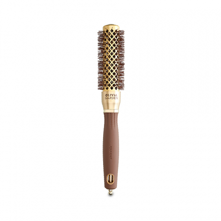 SALOANE - Olivia Garden Perie profesionala de par 25mm Expert Blowout Shine Wavy Bristles Gold&Brown