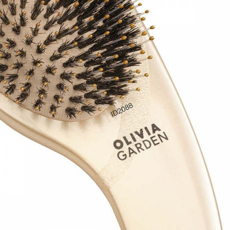 Olivia Garden Perie profesionala de par cu peri de mistret si nailon Expert Care Curve Boar&Nylon Gold [1]