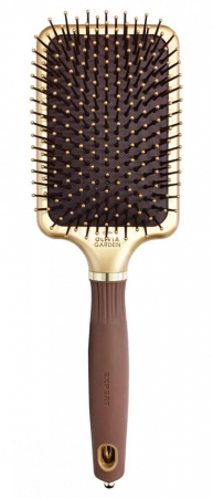 SALOANE - Olivia Garden Perie profesionala de par cu peri din nailon Expert Care Rectangular Paddle