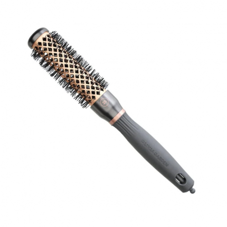 Ustensile frizerie si coafor - Olivia Garden Perie profesionala de par cupru+ceramica 25mm Expert Blowout Heat Nylgard Bristle