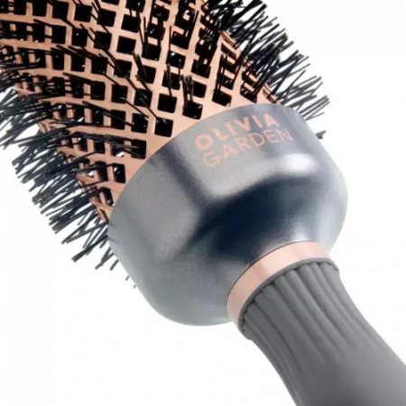 Olivia Garden Perie profesionala de par cupru+ceramica 65mm Expert Blowout Heat Nylgard Bristle [2]