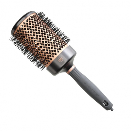 Ustensile frizerie si coafor - Olivia Garden Perie profesionala de par cupru+ceramica 65mm Expert Blowout Heat Nylgard Bristle