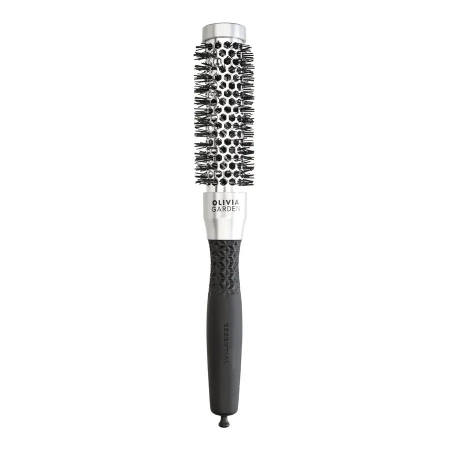 Ustensile frizerie si coafor - Olivia Garden Perie profesionala de par Essential Blowout Classic Silver 25mm