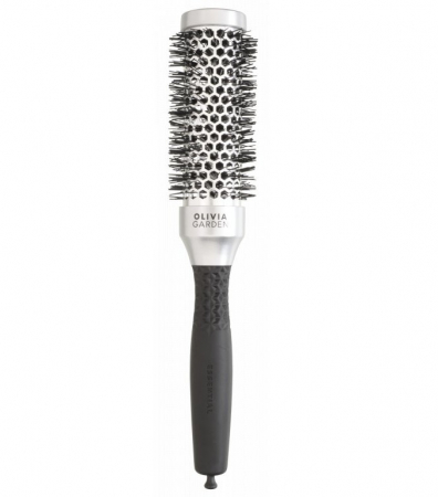 Ustensile frizerie si coafor - Olivia Garden Perie profesionala de par Essential Blowout Classic Silver 35mm