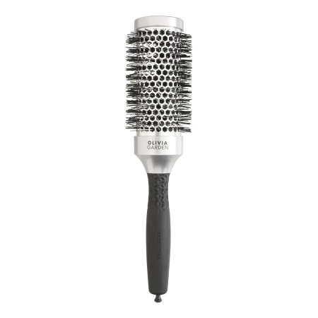 SALOANE - Olivia Garden Perie profesionala de par Essential Blowout Classic Silver 45mm