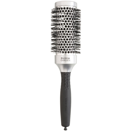 Ustensile frizerie si coafor - Olivia Garden Perie profesionala de par Essential Blowout Classic Silver 65mm