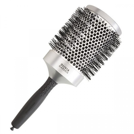 Olivia Garden Perie profesionala de par Essential Blowout Classic Silver 85mm [1]