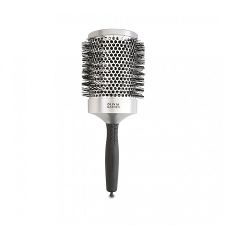 Ustensile frizerie si coafor - Olivia Garden Perie profesionala de par Essential Blowout Classic Silver 85mm